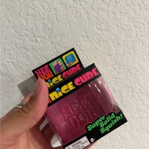 Nee Doh Pink Nice Cube Super Solid Squish